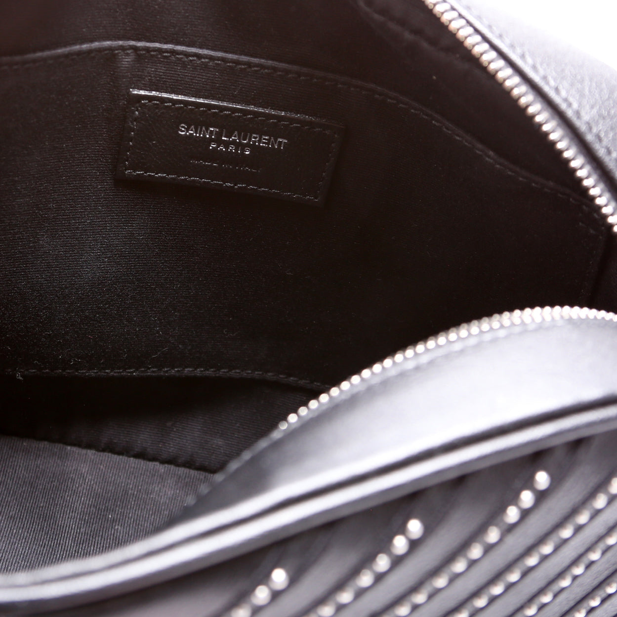 Lou Camera Bag Studded Calfskin 612544 Black