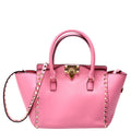 Rockstud Double Handle Tote Small Pink