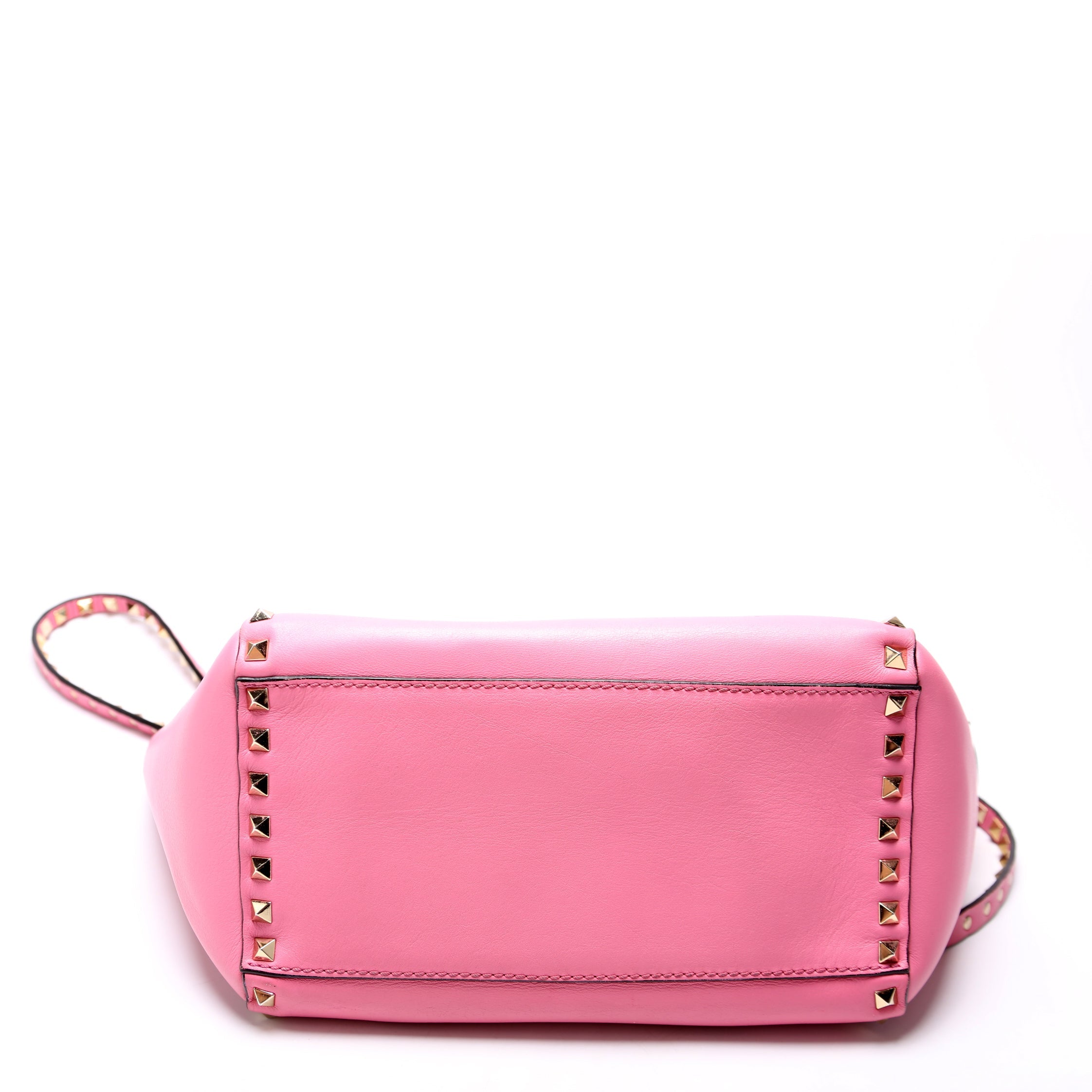 Rockstud Double Handle Tote Small Pink
