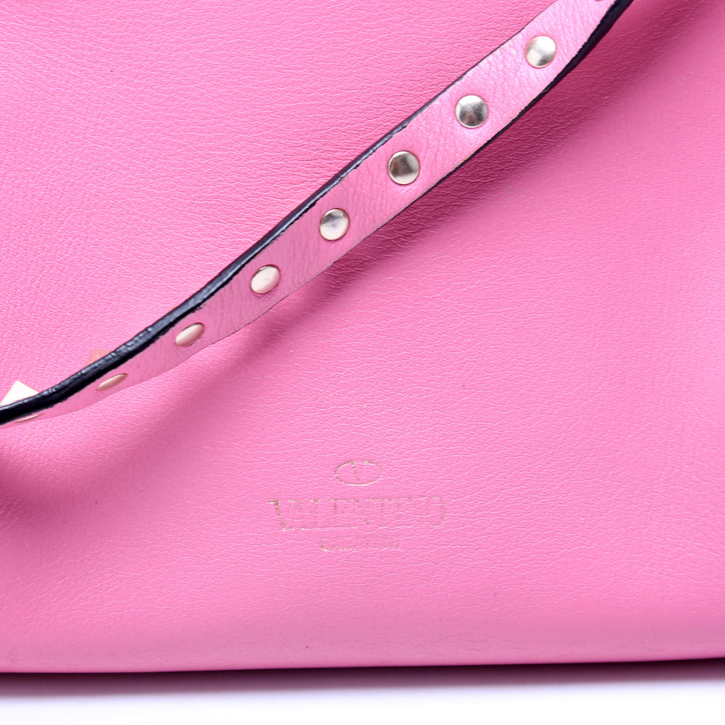 Rockstud Double Handle Tote Small Pink