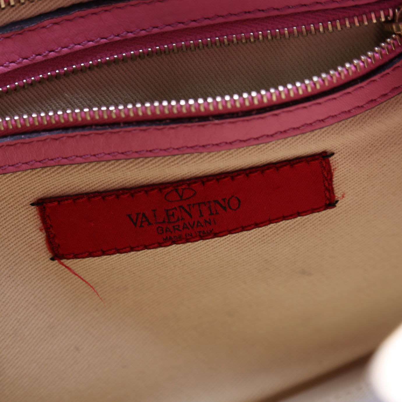 Rockstud Double Handle Tote Small Pink