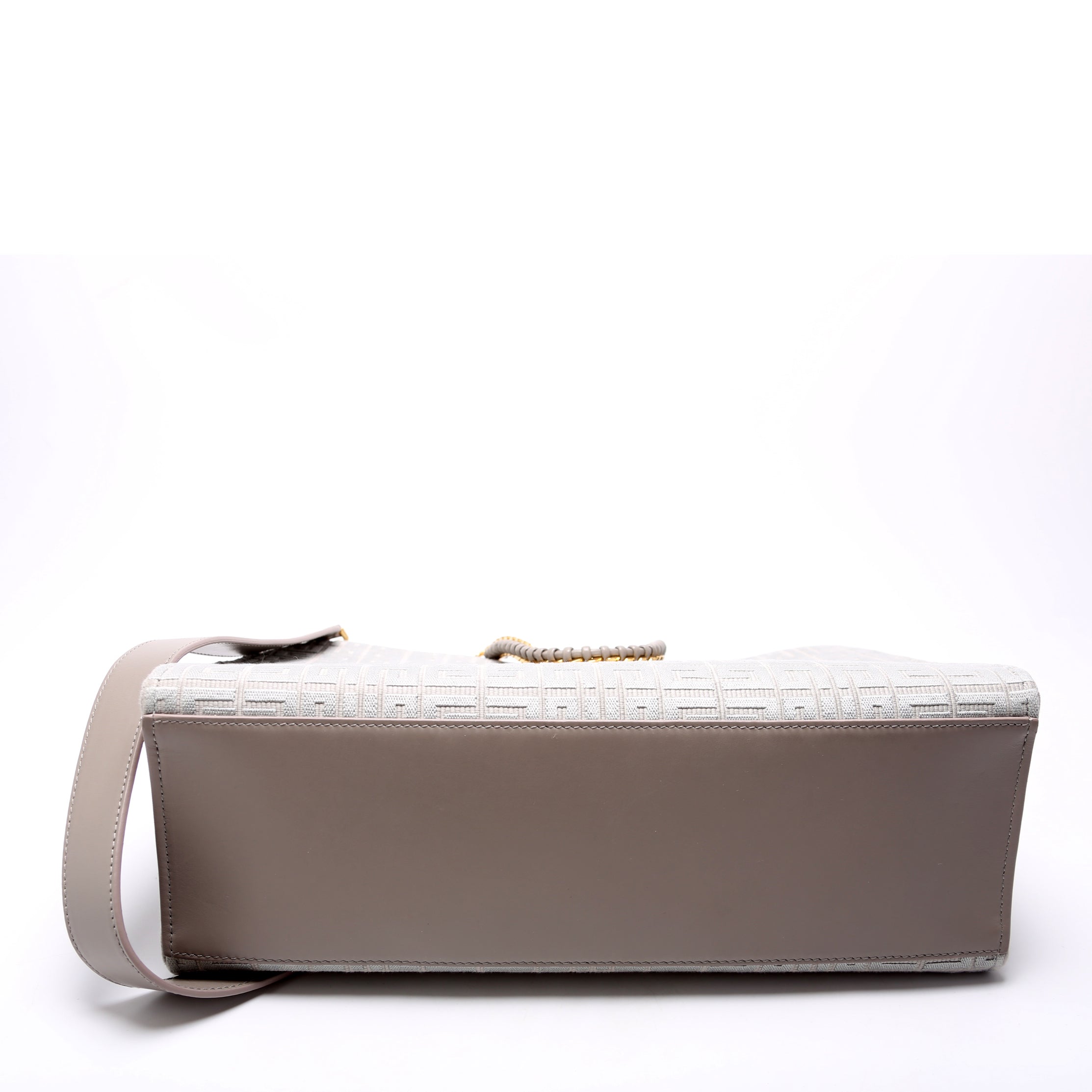4-G Jacquard Medium Tote Grey