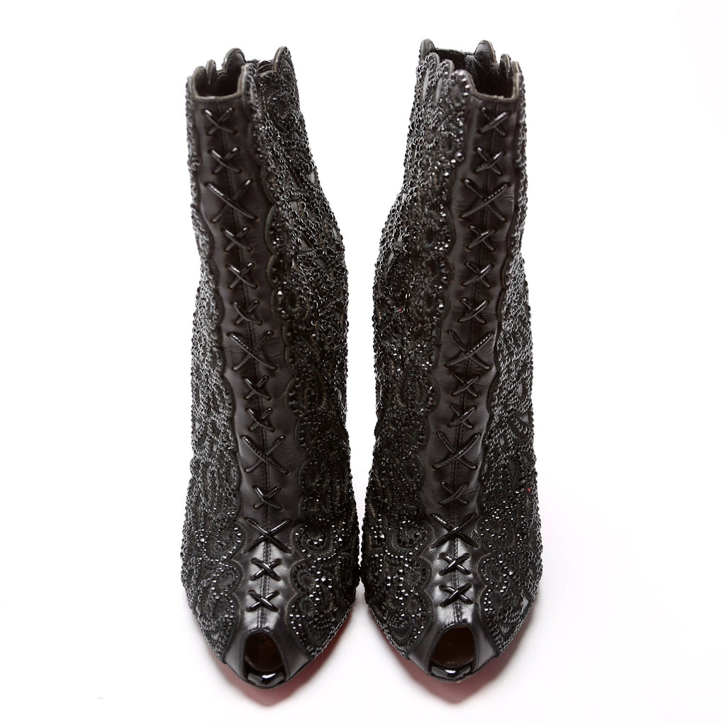 Rihanini Strass Booties Size 36.5 Black