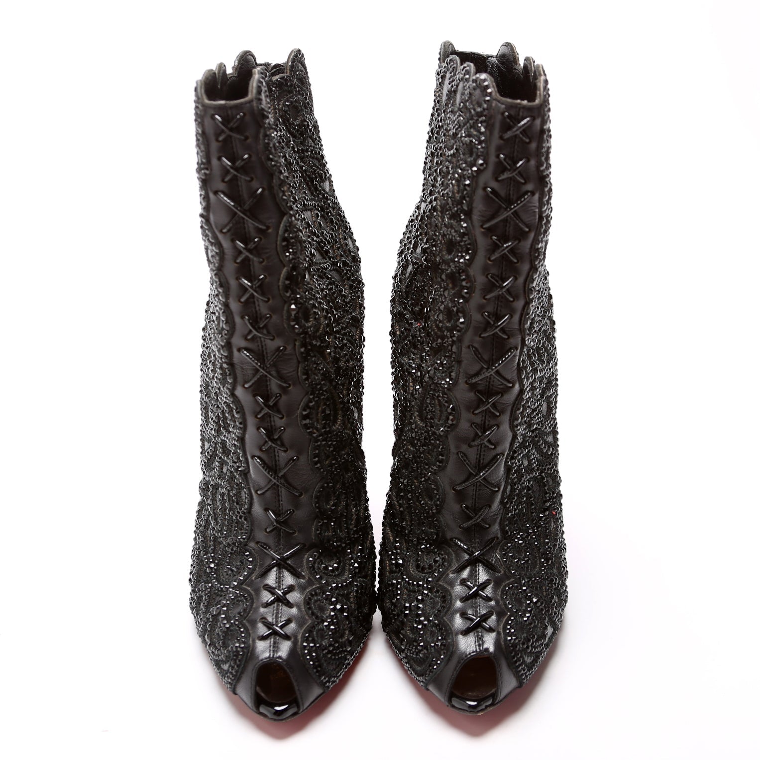 Rihanini Strass Booties Size 36.5 Black