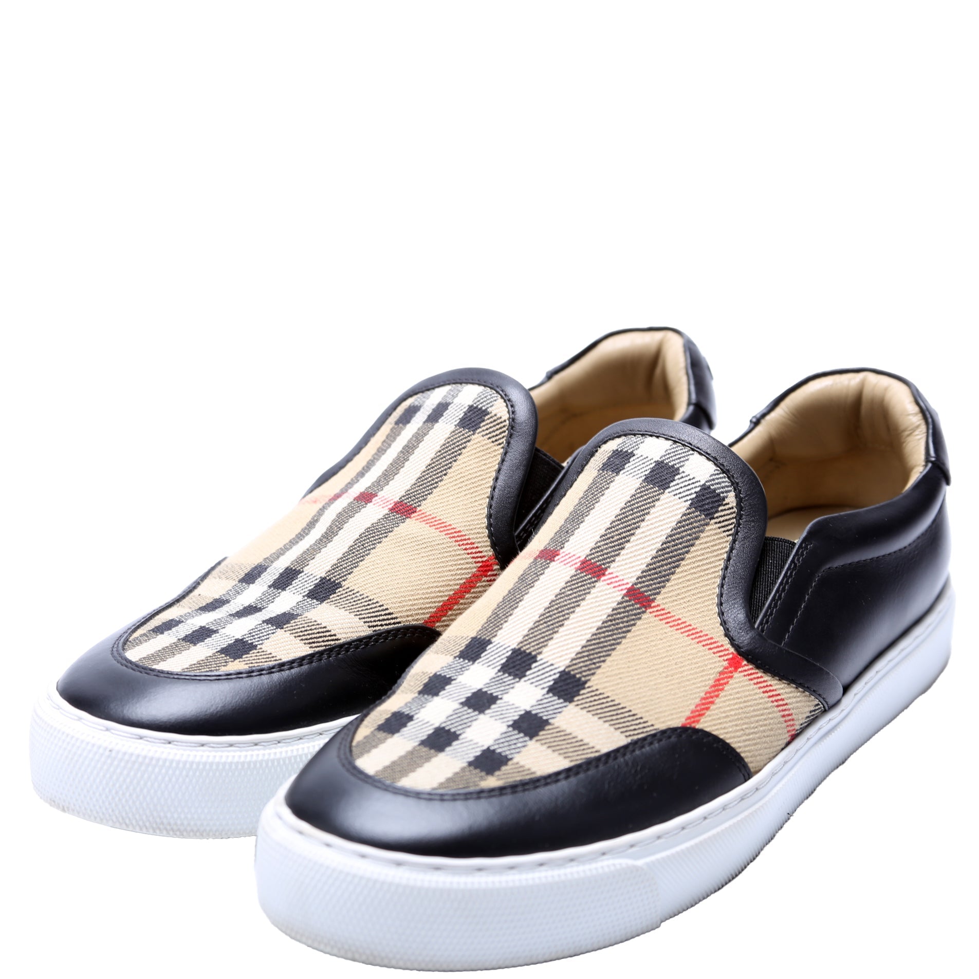 Check Slip On Sneakers Size 35.5