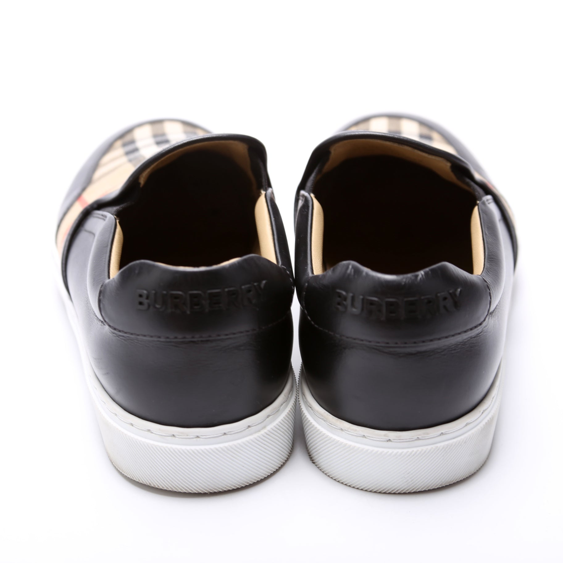 Check Slip On Sneakers Size 35.5