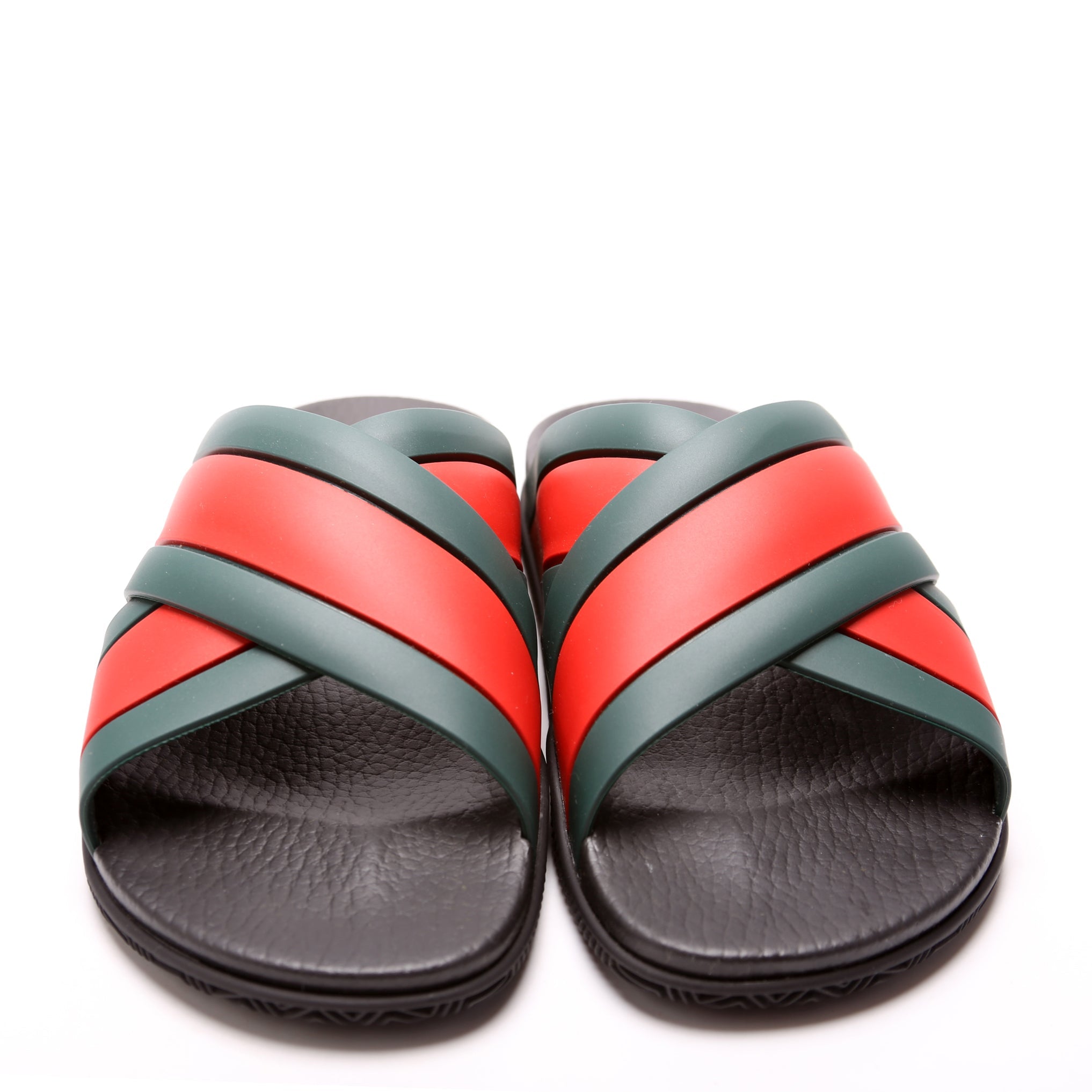 Criss Cross Rubber Slides Size 38