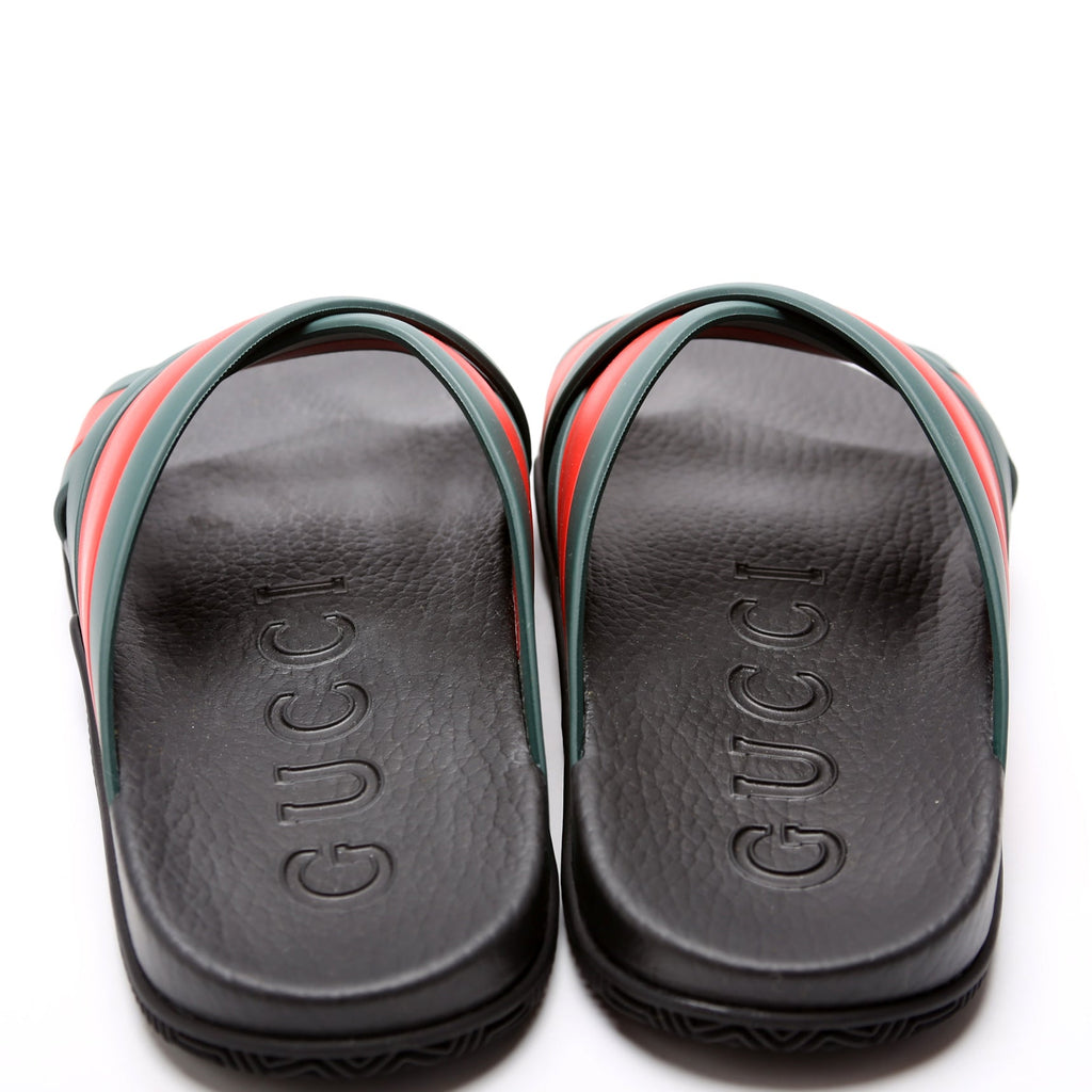 Criss Cross Rubber Slides Size 38