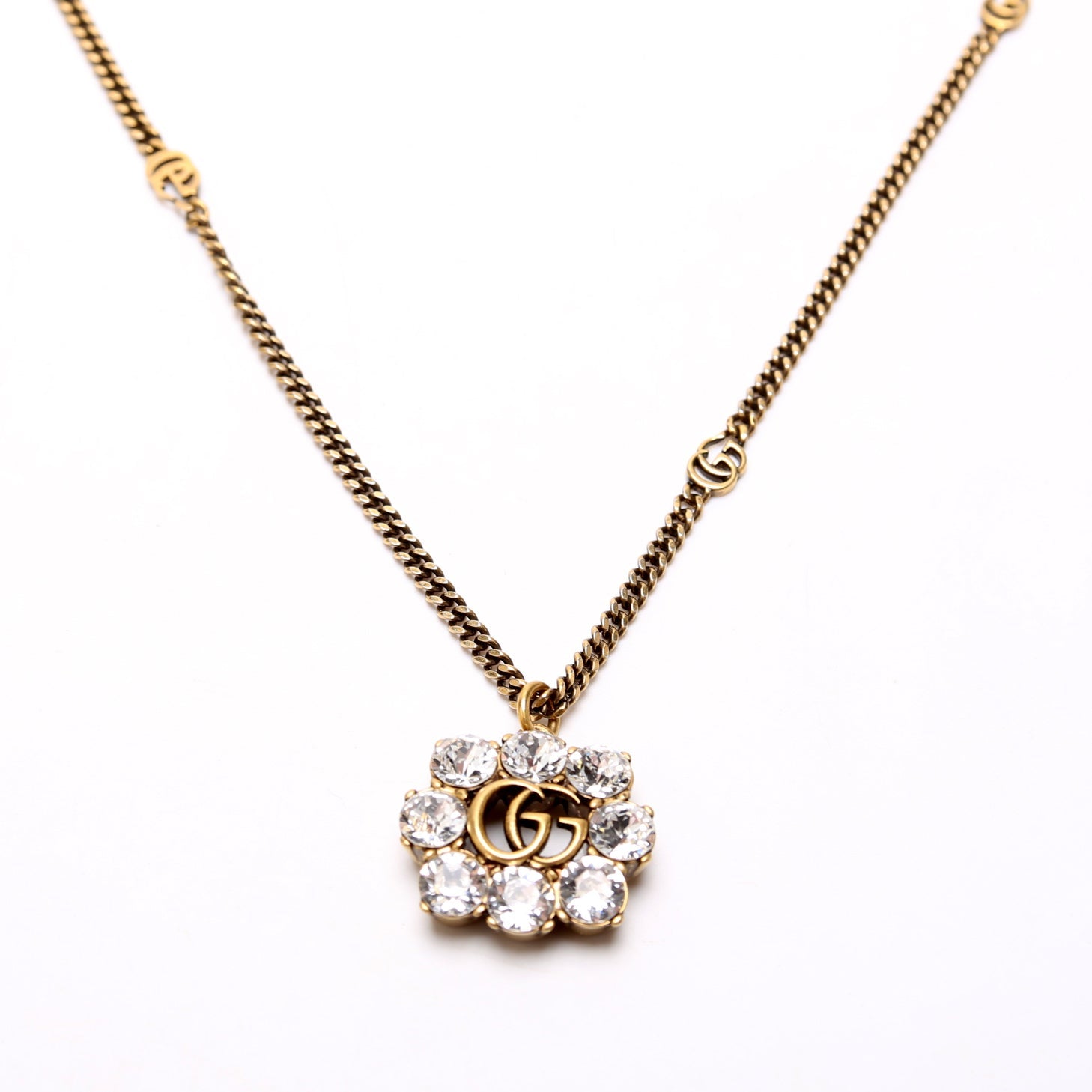 GG Marmont Crystal Necklace