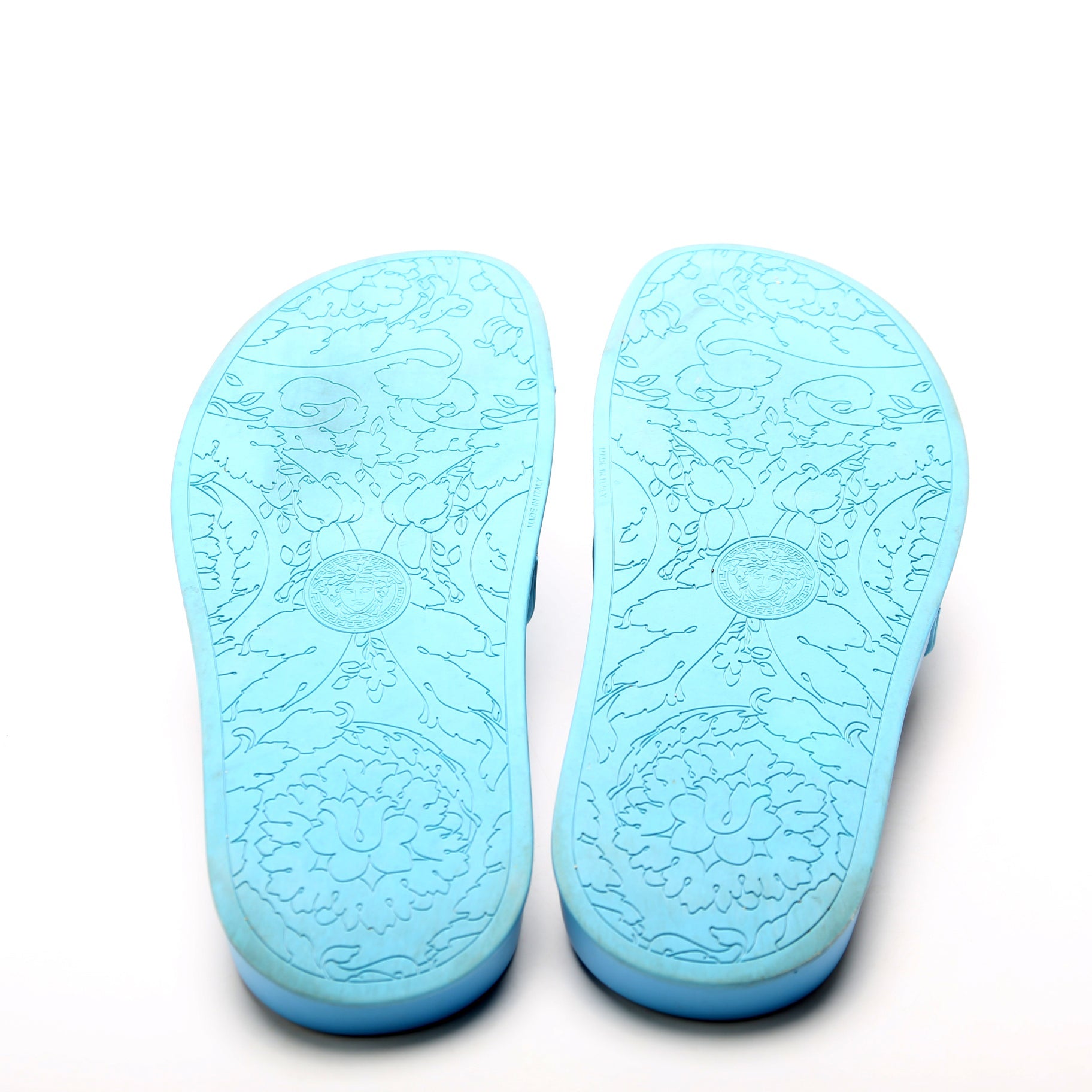 Medusa Rubber Pool Slides Size 37 Blue