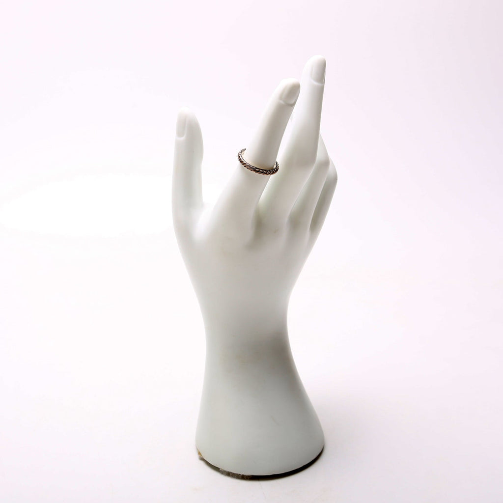 Cable Collectibles Stack Ring Size 6 Silver