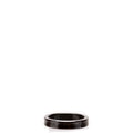 1837 Narrow Titanium Ring Size 6 Black