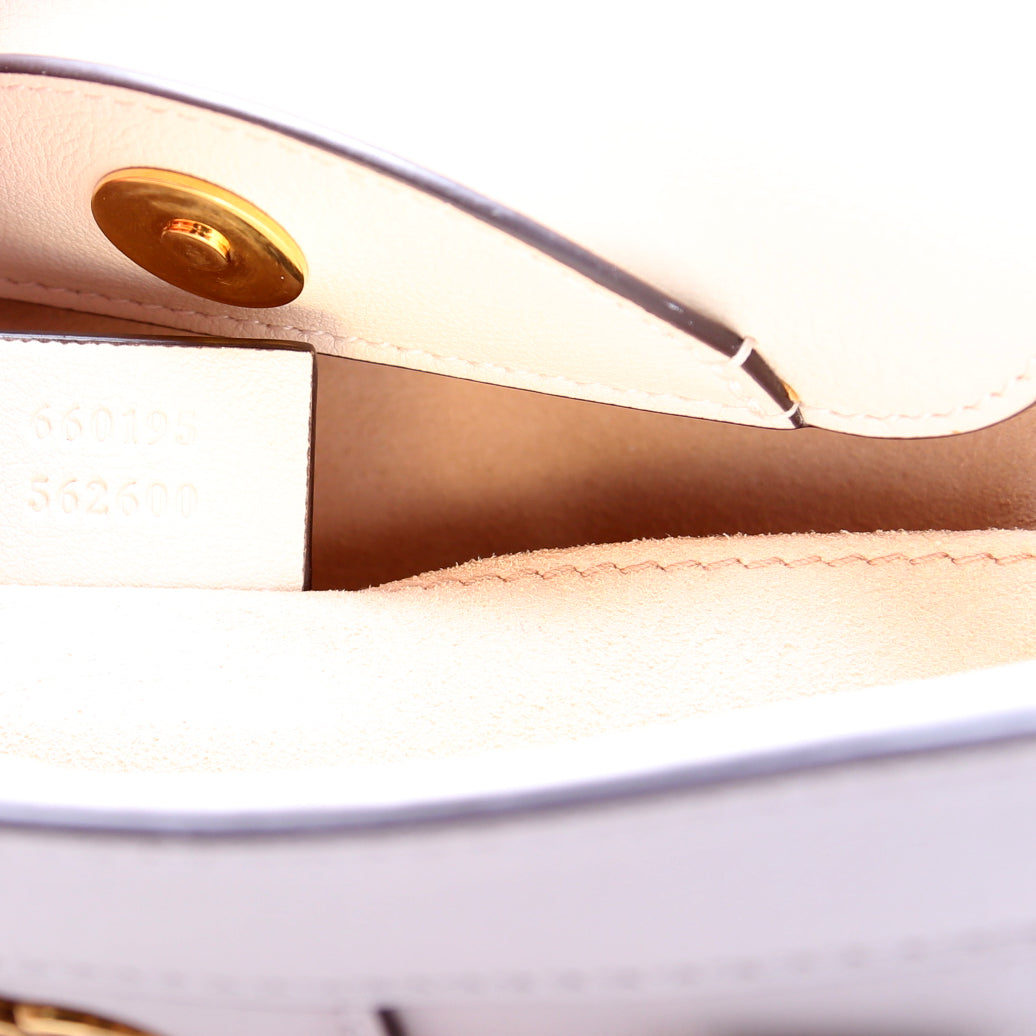 660195 Jumbo GG Canvas Diana Small Tote