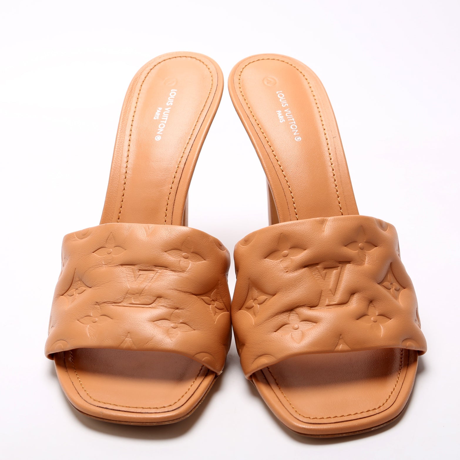 Revival Mules Size 41 Tan