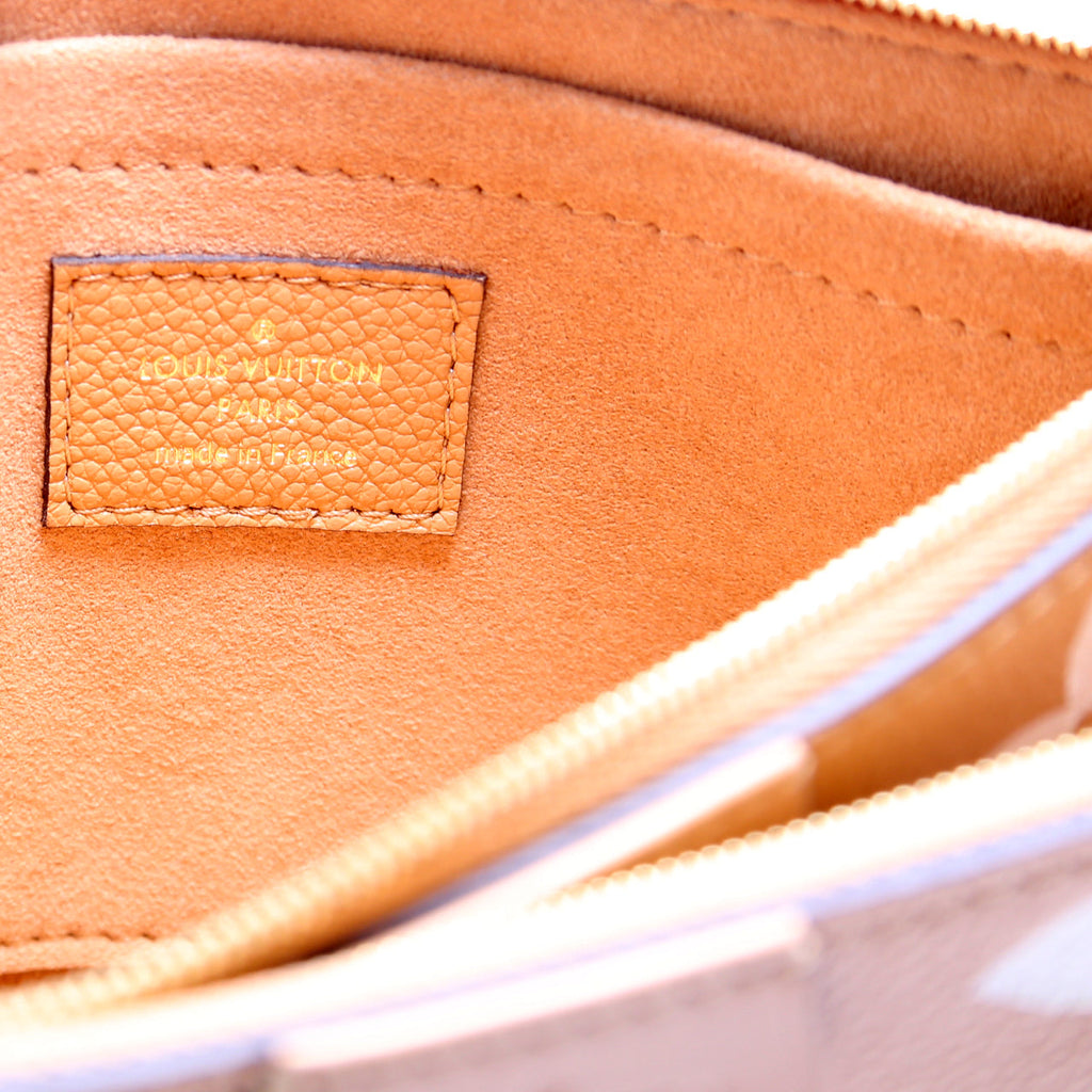 Multi Pochette Bicolor Empreinte Tan