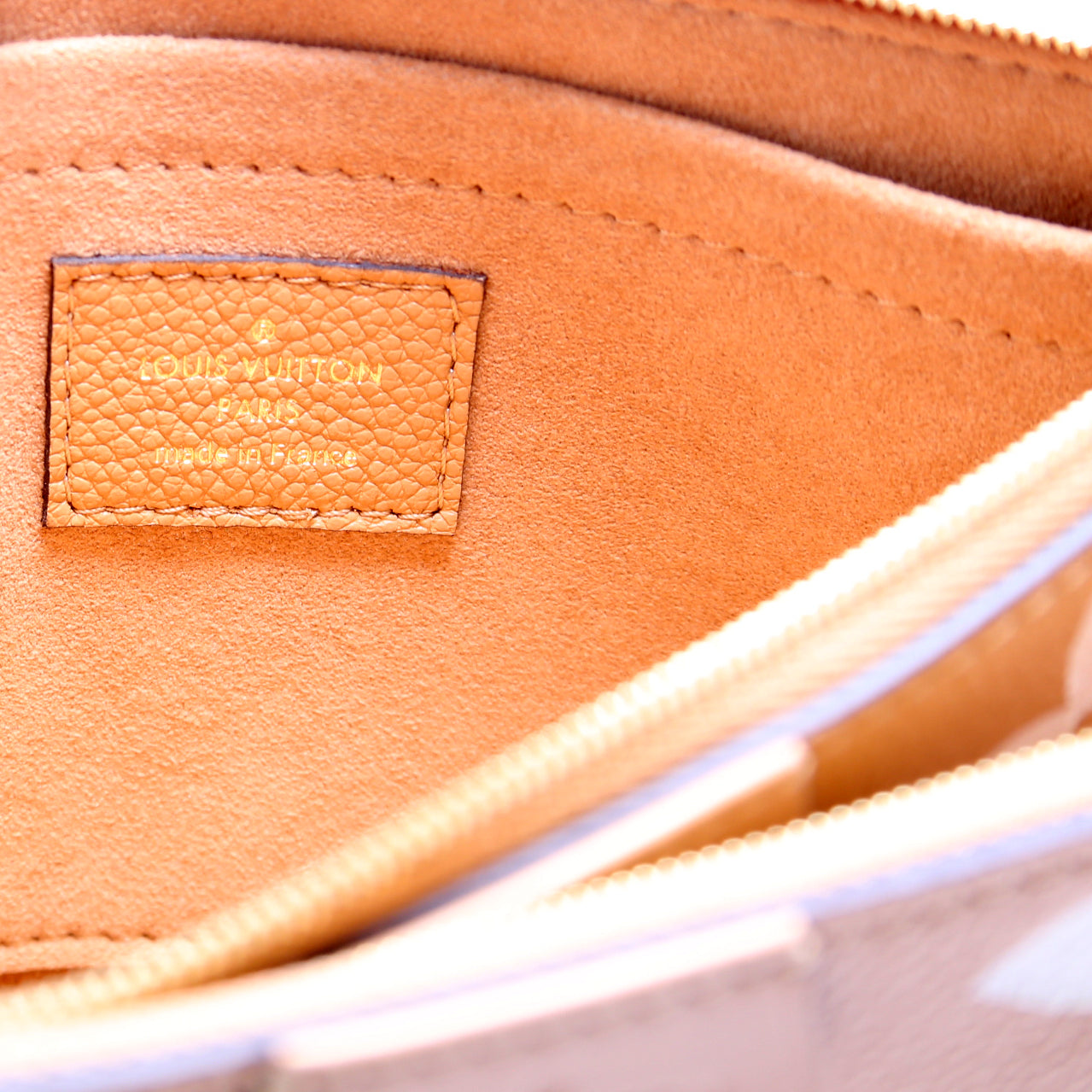 Multi Pochette Bicolor Empreinte Tan