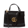 442622 Mini Marmont Top Handle Black
