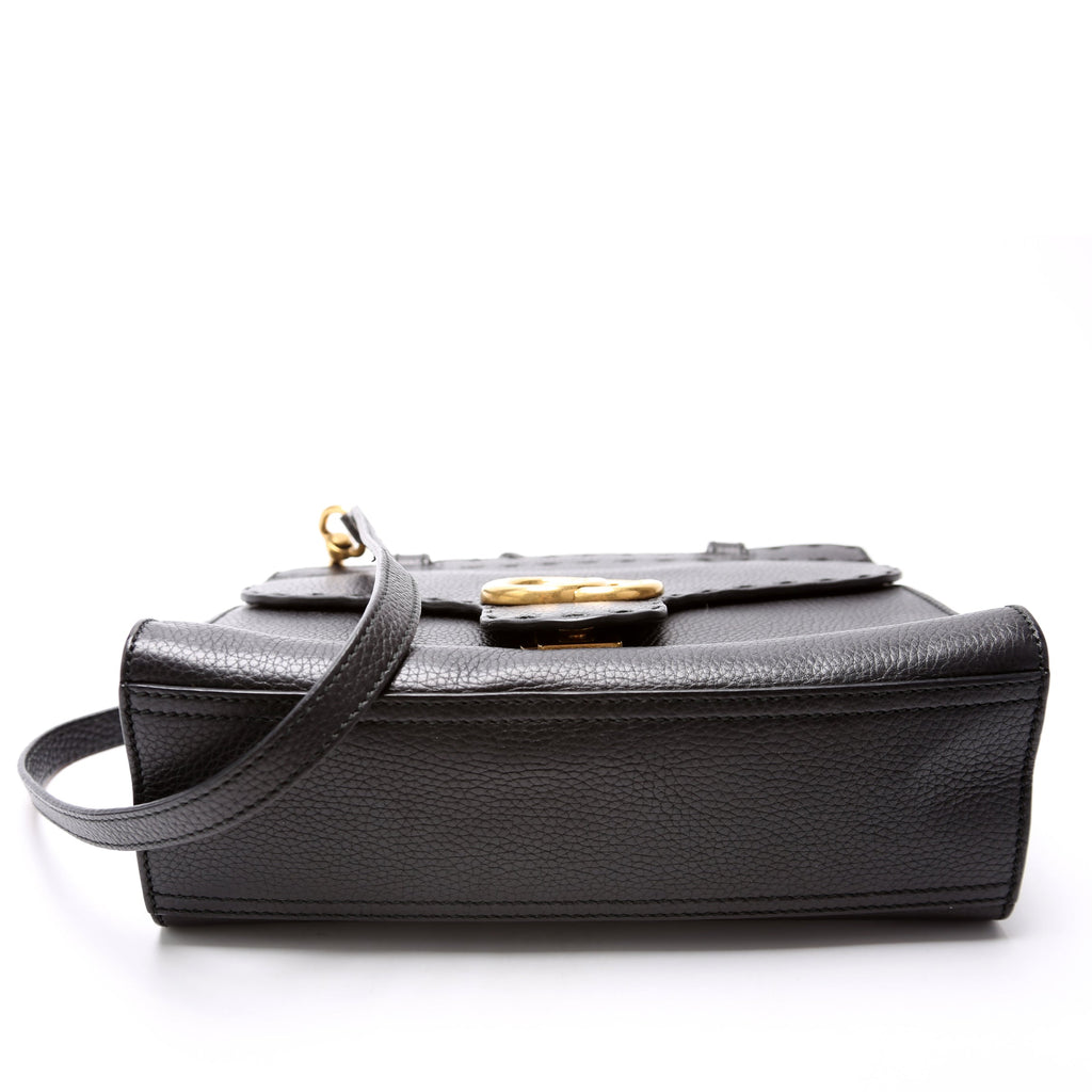 442622 Mini Marmont Top Handle Black