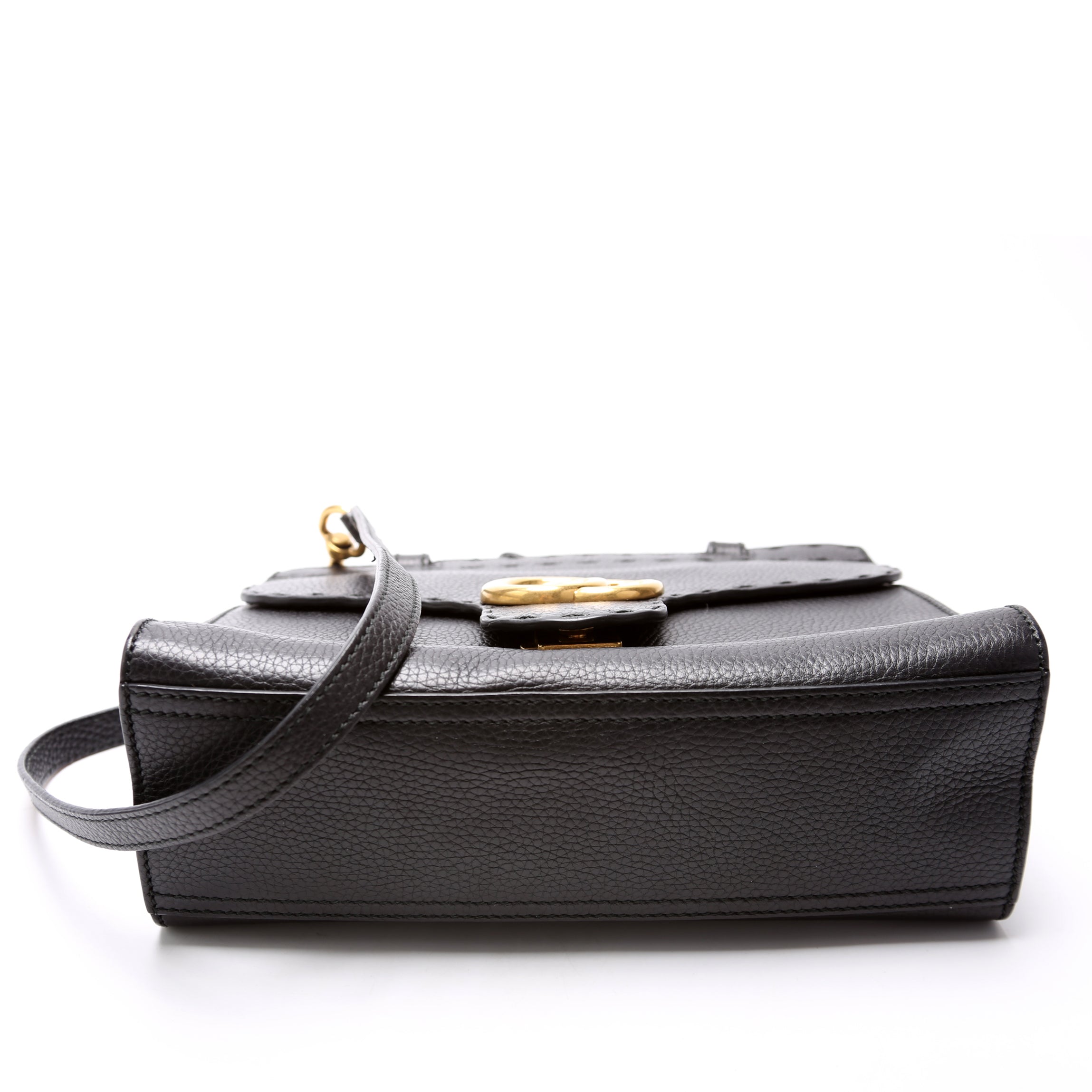 442622 Mini Marmont Top Handle Black