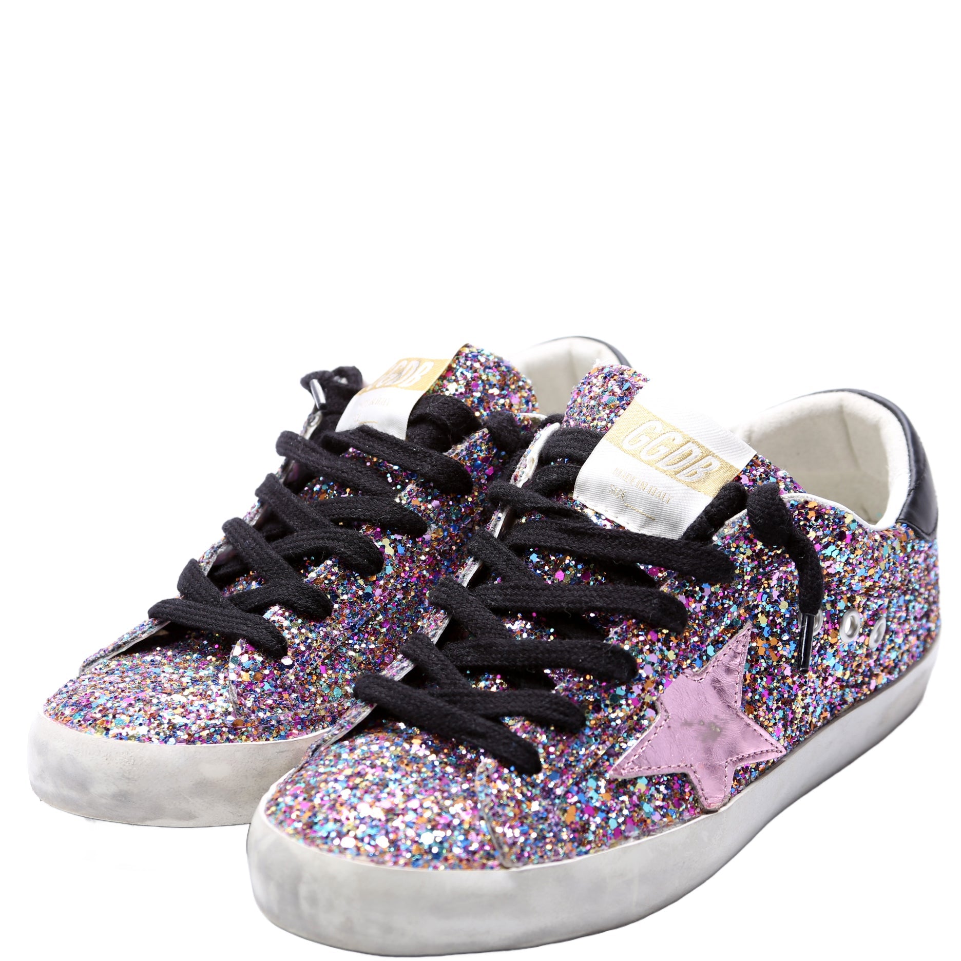 Superstar Classic Sneakers Size 37 Glitter
