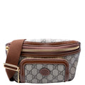 682933 GG Supreme Interlocking GG Belt Bag Brown