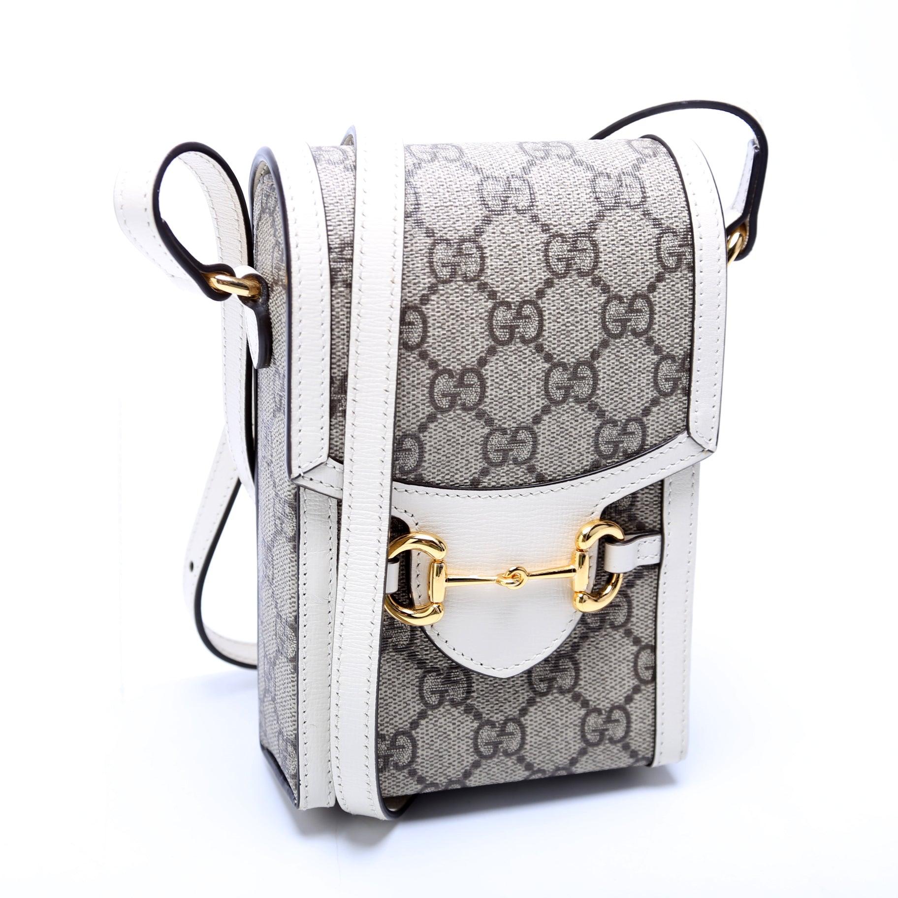 625615 Horsebot 1955 GG Supreme Mini Bag White