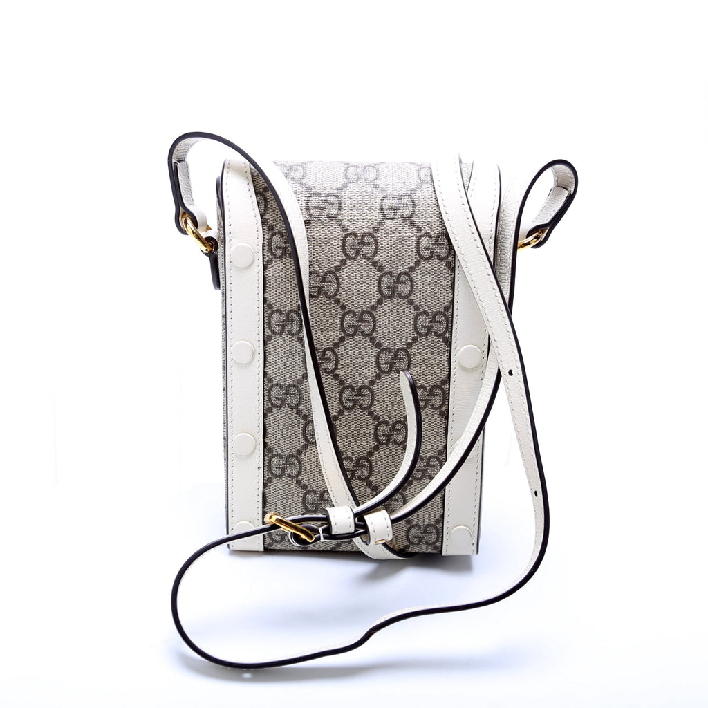 625615 Horsebot 1955 GG Supreme Mini Bag White