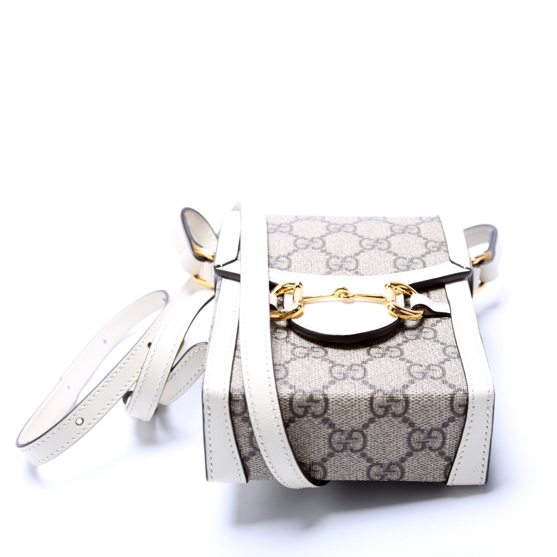 625615 Horsebot 1955 GG Supreme Mini Bag White