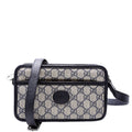 658572 GG Supreme Interlocking Mini Bag Blue