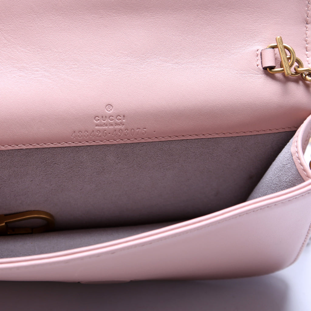 488426 GG Marmont Mini Bag Pink