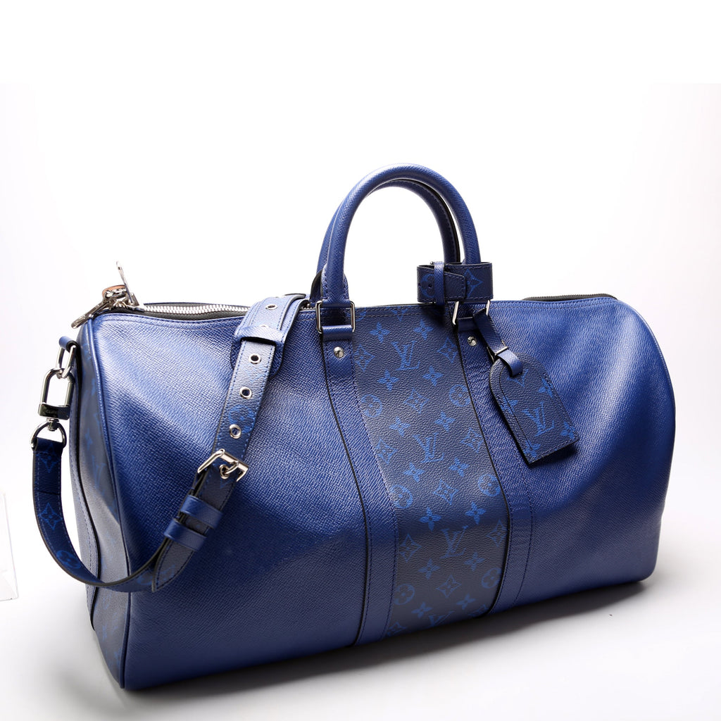 Keepall 50 Taigarama With Strap Monogram Blue