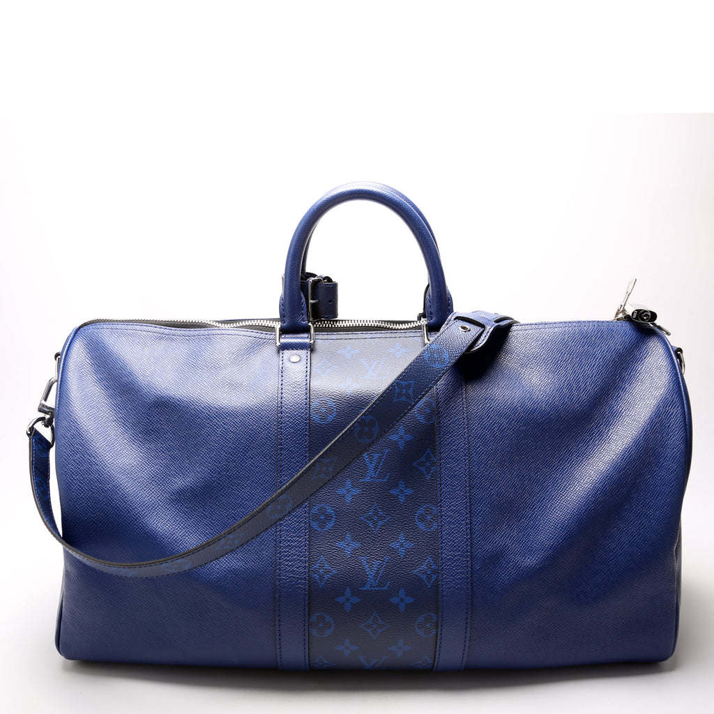 Keepall 50 Taigarama With Strap Monogram Blue