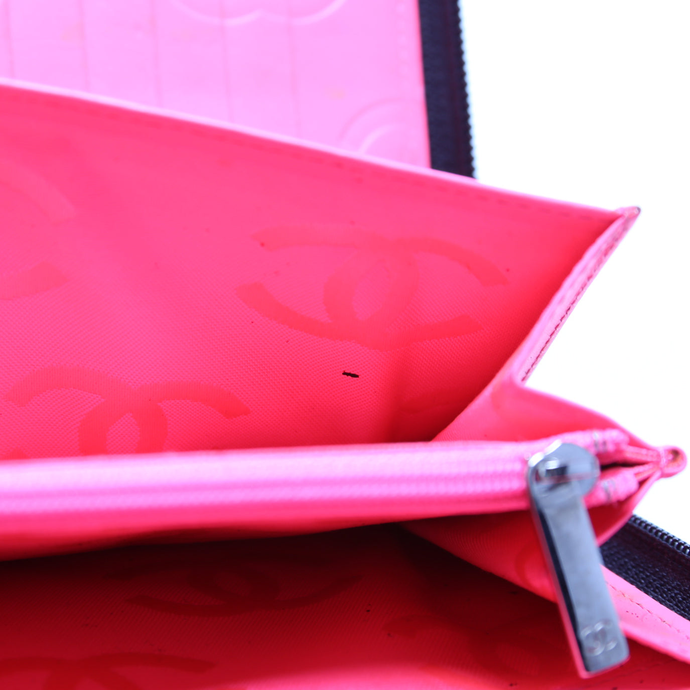 Cambon Ligne Zip Around Organizer Wallet Black