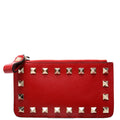 Rockstud Key Coin Card Case Red