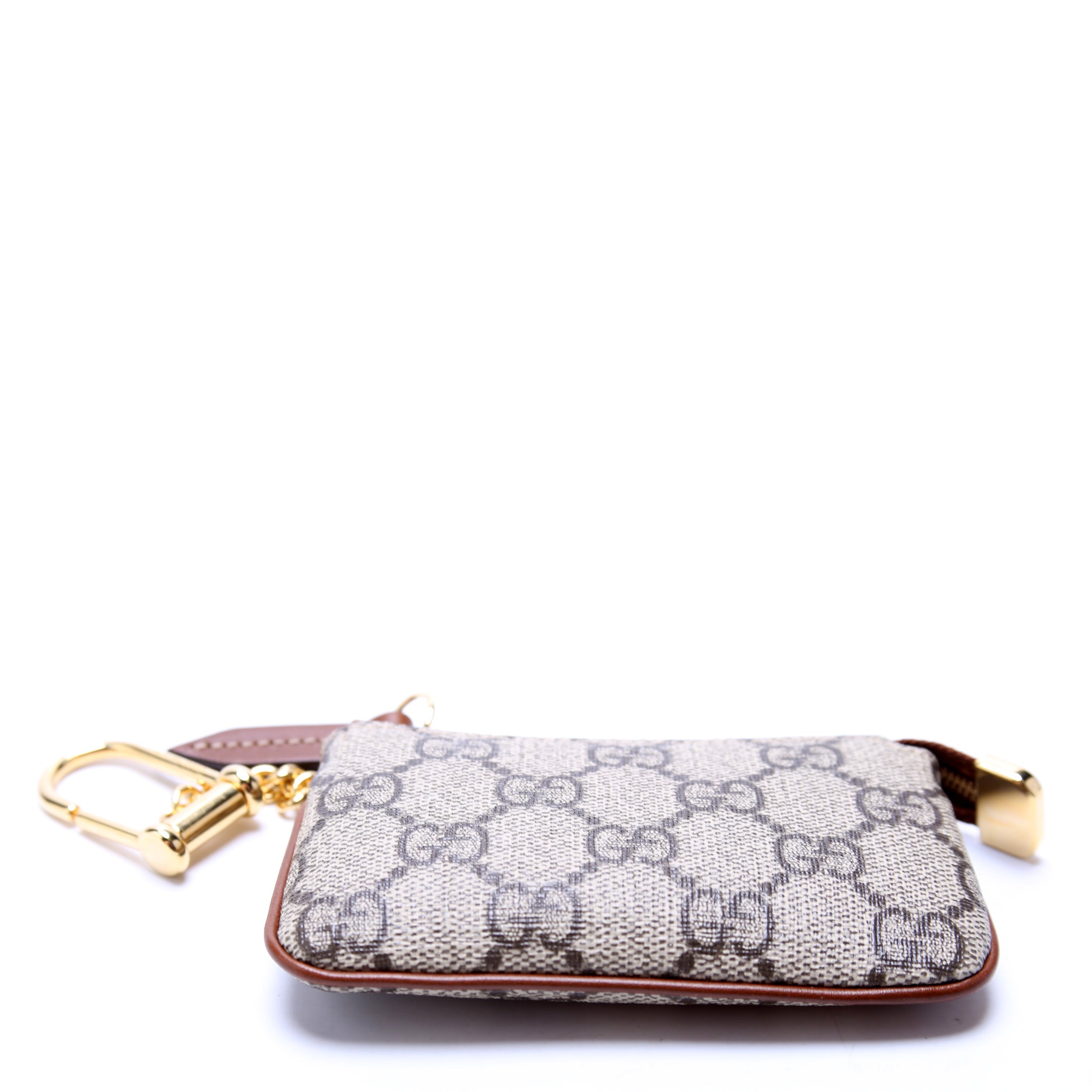 447964 GG Supreme Key Pouch Brown