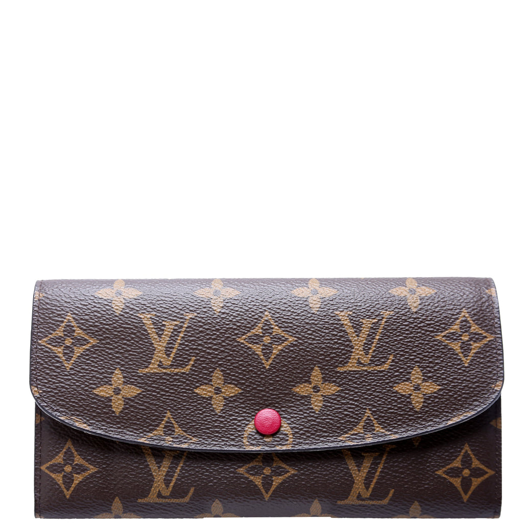 Emilie Wallet Monogram Newer Berry