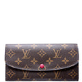 Emilie Wallet Monogram Newer Berry
