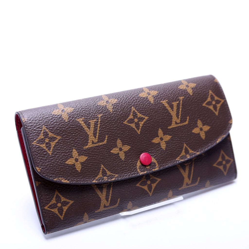 Emilie Wallet Monogram Newer Berry