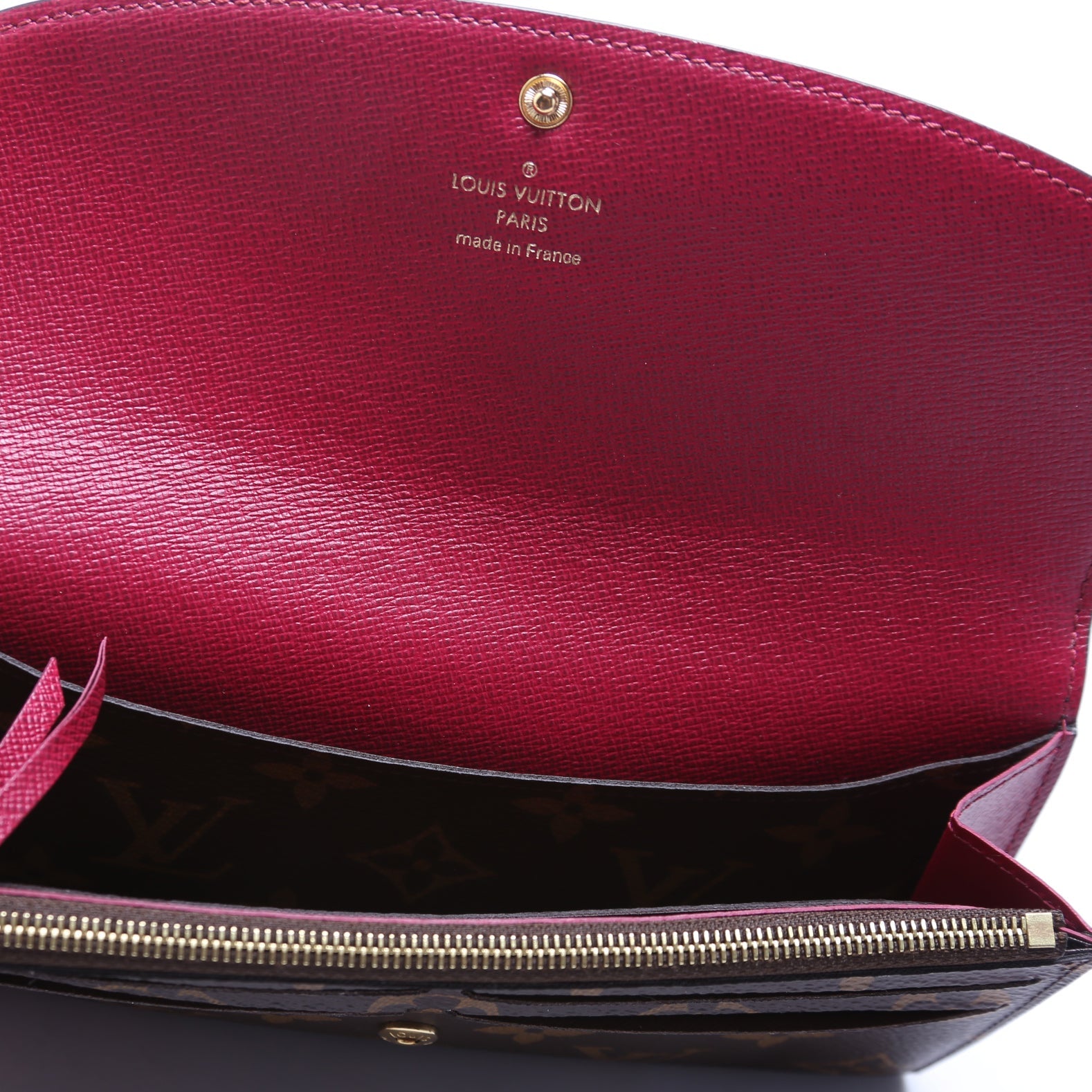 Emilie Wallet Monogram Newer Berry