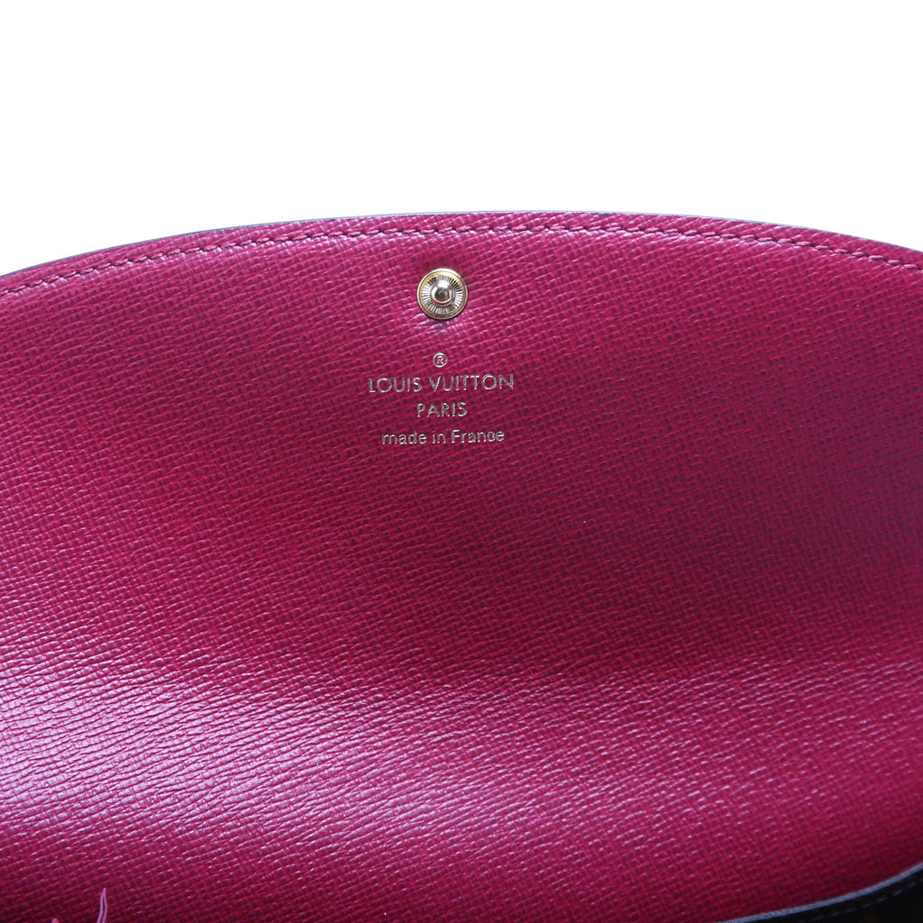 Emilie Wallet Monogram Newer Berry