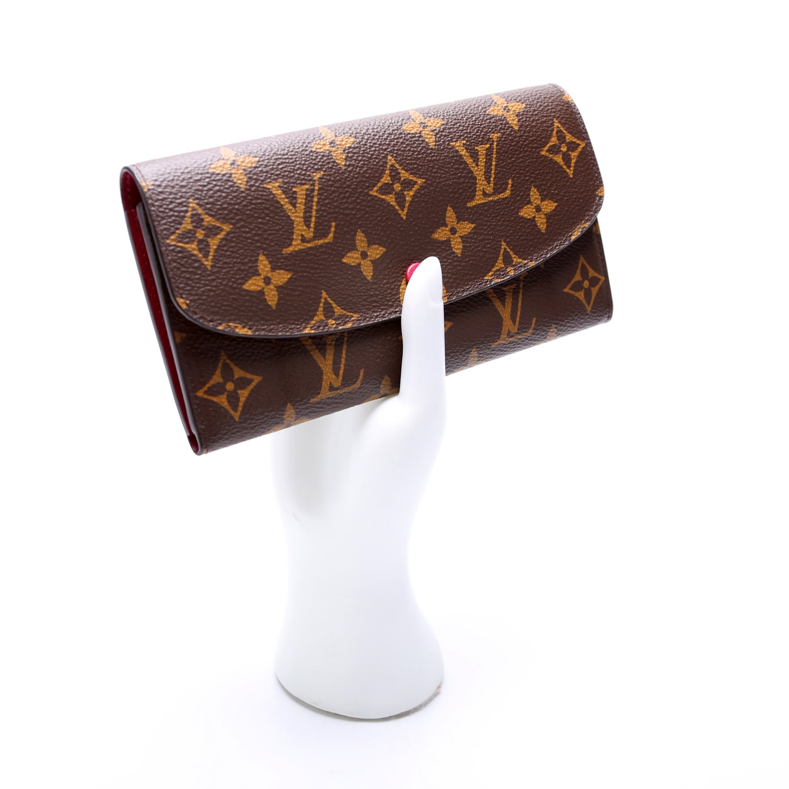Emilie Wallet Monogram Newer Berry