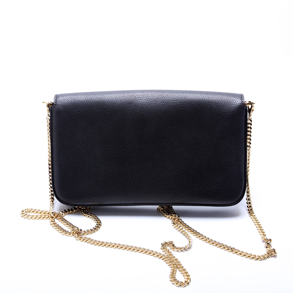 Fendi 8BS032A Wallet on Chain with Pouches Black