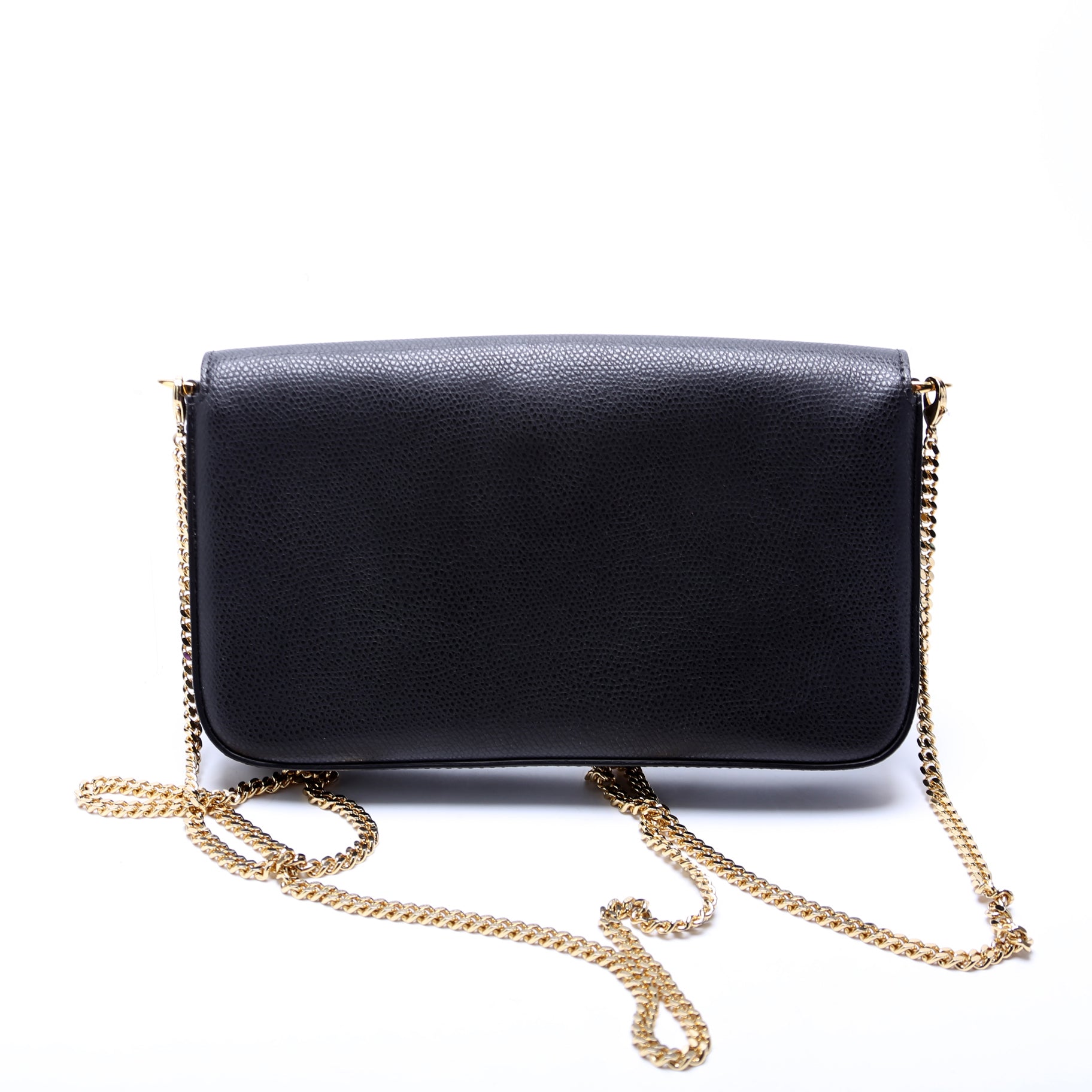 Fendi 8BS032A Wallet on Chain with Pouches Black