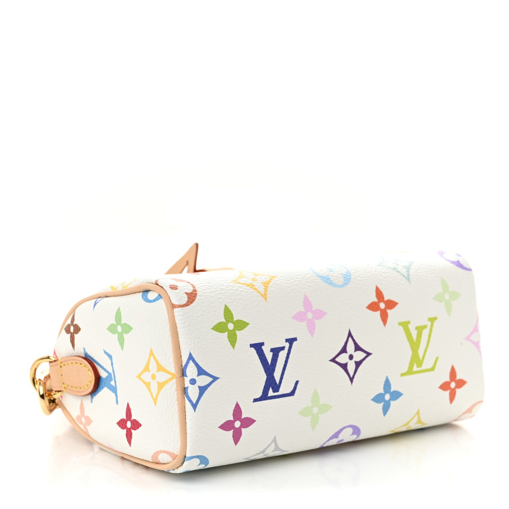 Louis Vuitton LV X TM Monogram Multicolor Nano Speedy White