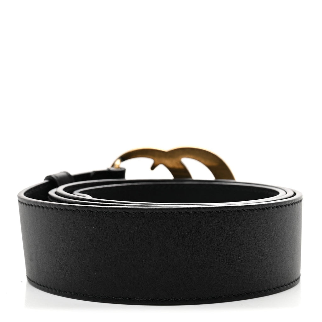 Gucci Calfskin Double G 40mm Belt 100 40 Black