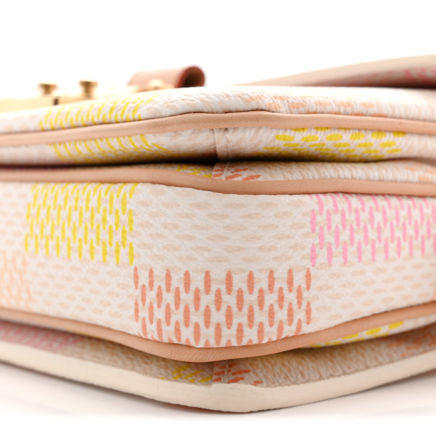 Louis Vuitton Damier Giant Pochette Metis East West Peach