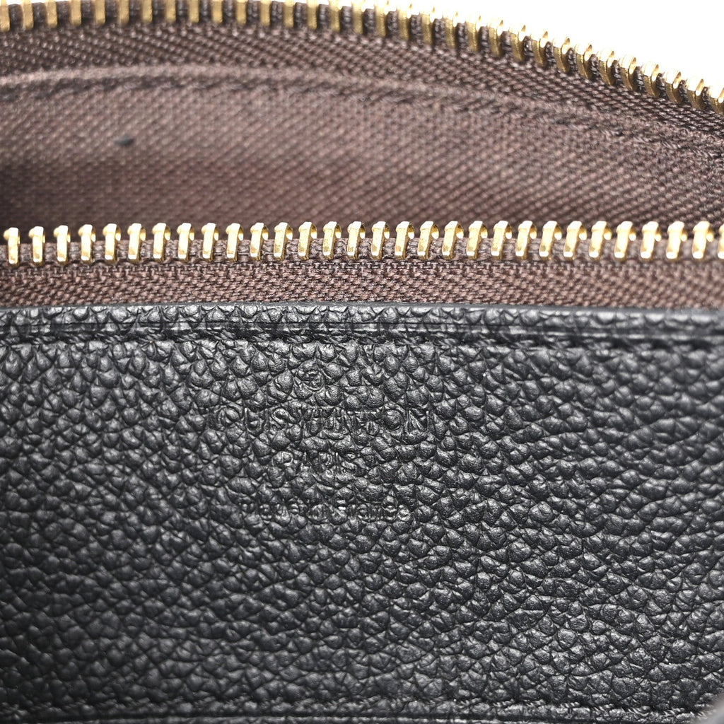 Louis Vuitton Monogram Pallas Clutch Black