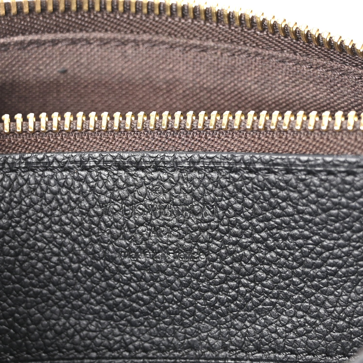 Louis Vuitton Monogram Pallas Clutch Black
