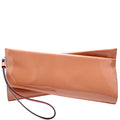 Loubitwist Patent Clutch Nude