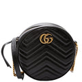 Gucci 550154 Marmont Mini Round Black
